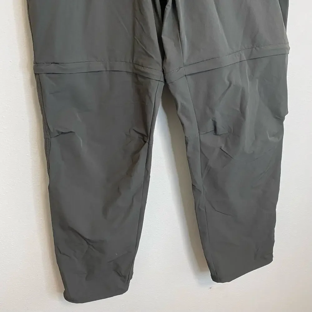 REI Co-op Men's Pants Sahara Guide Convertible Pants Zip‎ Off Green Hiking 2XL